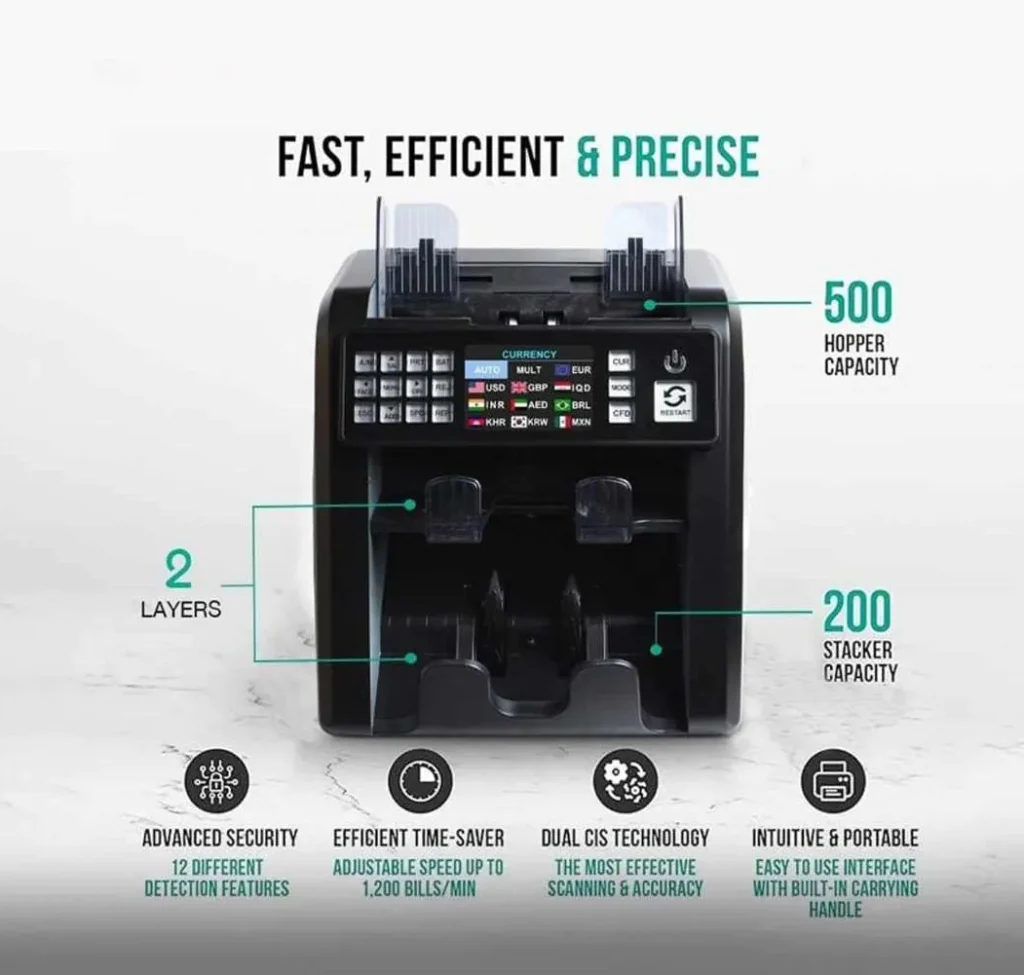 دليل شامل عن ماكينة عد نقدية جلوري وكيفية استعمالها وصيانتها!!